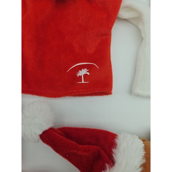 Christmas Hand Puppet Super Soft Plush Kid Child Toy LOT OF 5 Santa Snowman Bear - Picture 4 of 11